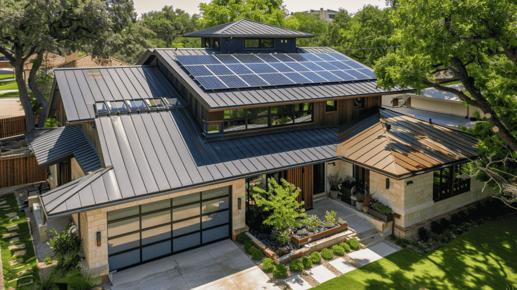 recent solar installation project with LG Pro Panels and Tesla Powerwall by SolarAustinnet